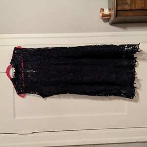 Navy blue lace dress